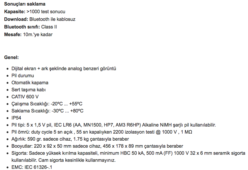 Megger MIT481/2 Telekom İzolasyon Test Cihazı